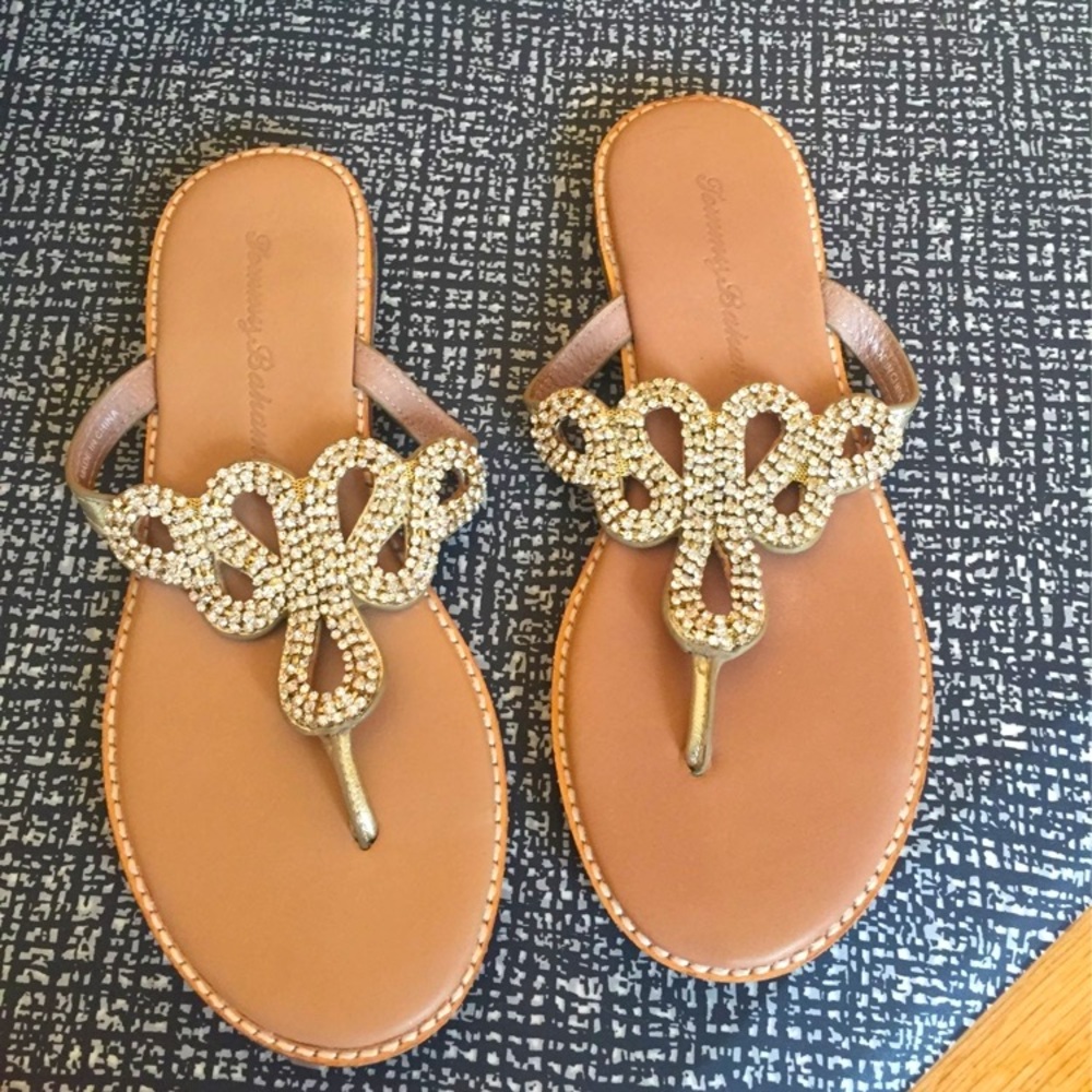 Tommy Bahama sparkly flip flop size 6.5